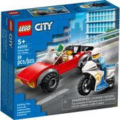 LEGO - City - Perseguição de Carro com Moto da Polícia - 60392