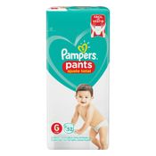 Fralda Pampers Pants Ajuste Total Hiper G 52 unidades