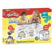 Conjunto de Artes - Play-Doh - Tapete para Colorir com Giz Cera - Fun