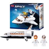Blocos de Montar BR1034 Astronautas Ônibus Espacial 231 Peças Multikids