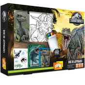 JOGO DE CARTAS JURASSIC WORLD BOX DE ATIVIDAD