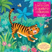 Livro Na selva: livro com 3 quebra-cabeças