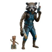 Action Figure Marvel Guardiões da Galáxia - S.H. Figuarts Rocket & Baby Groot Bandai