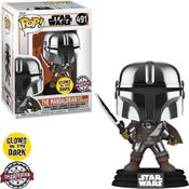 Boneco Funko Pop Star Wars Special Glows The Mandalorian 491