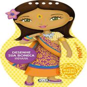 Livro Desenhe Sua Boneca Indiana