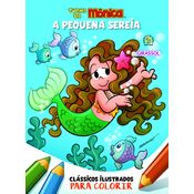 Livro Turma da Mônica Clássicos Ilustrados para Colorir