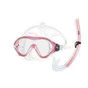 Kit de mergulho infantil Scuba Jr - ROSA CLARO