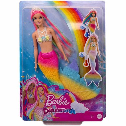 Boneca Barbie Dreamtopia Bailarina Loira Show de Luzes Articulada