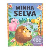 Livro Cenários com adesivos: Minha selva