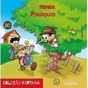 Livro Turma da Mônica - fantasia - Pinóquio