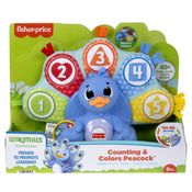 Brinquedo Bebês - Linkimals Pavão Penas Coloridas - Fisher Price - Colorido