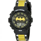 Relógio Digital para Crianças de 5 até 15 Anos, DC Comics Batman BAT4177, Preto