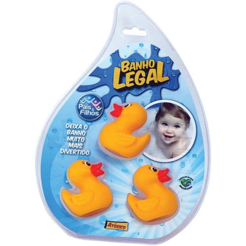Brinquedo para Bebe Conjunto de Patinhos Pais e Filhos