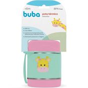 Pote Termico Infantil Bebe AÇO INOX Animais C/ Colher Buba