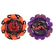 Conjunto De Piões - Beyblade Burst QuadStrike - Emboscada Udyog E Cadeia Poseidon - 4 Em 1 - Hasbro