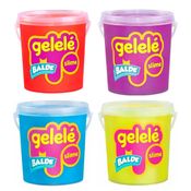 Slime Com Glitter Gelele Balde Cores Slime 457g divertido