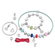 Conjunto de Joias - Pulseiras Com Pingentes - Glamour Pendant - Cinza - Toyng
