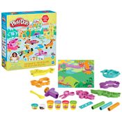 Conjunto de Massa de Modelar - Play-Doh - Animais Selvagens - 6 potes - Hasbro