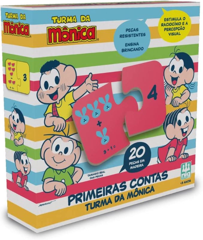 Jogo de Dama Turma da Mônica - Babebi 6053 - Ri Happy