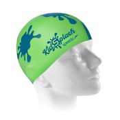 Touca De Natação Infantil De Silicone Estampa Splash Club Speedo - VERDE