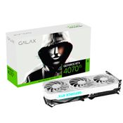 Placa de Vídeo Galax GeForce RTX 4070 TI EX Gamer White 12GB GDDR6X 192 bits