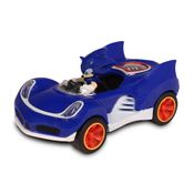 Figura com Veículo - Sonic - Pull Back - Fun