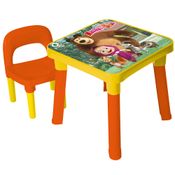 Mesinha de Atividades - Masha e o Urso - Amarelo e Laranja - Monte Líbano
