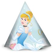 12 Chapéus De Festa Aniversário Cinderela
