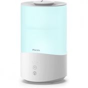 Umidificador Ultrassônico 4L com Difusor de Óleo Essencial e Desligamento Automático, 110V, Pharata, Branco