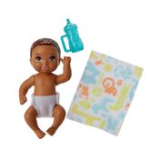 Barbie Skipper Babysitters - Conjunto para Dormir Bebê Castanho Olhos Verdes