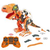 Figura Robô Dinossauro com Controle Remoto - Rex Dinobot - Xtrem Bots - Fun