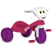 Triciclo Pedal Zootico Brinquedos Bandeirante Pink 613 24M+