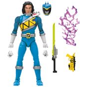 Boneco com Acessórios - Power Rangers Lightning Collection - Dino Charge Ranger Azul - Hasbro