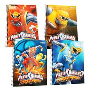 Caderno Power Rangers Ninja Storm 96Fls Espiral - Foroni