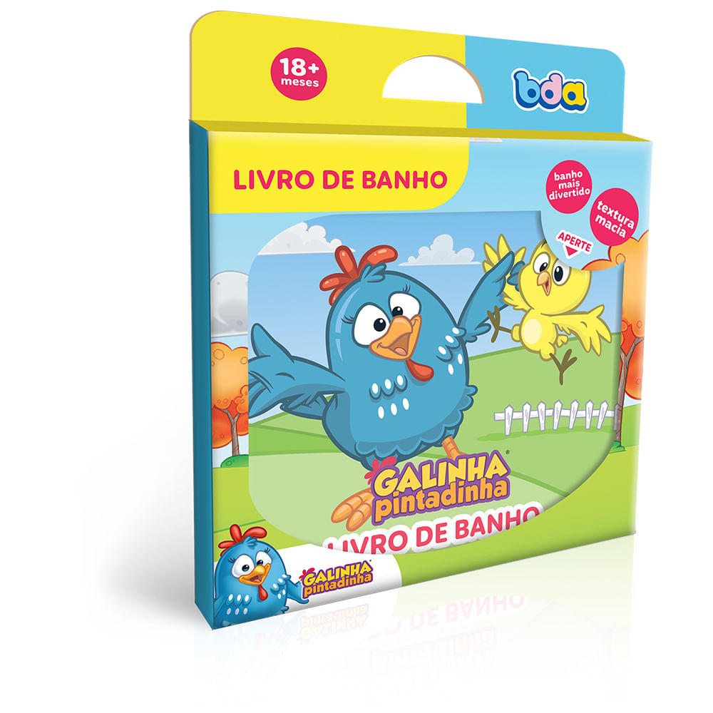 LIVRO INFANTIL COLORIR GALINHA PINTADINHA ARTE E COR - Ri Happy