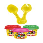 Massa de Modelar - Coti Massa Tutti Frutti Kit Papinha De Boneca - Colorido - Cotiplas