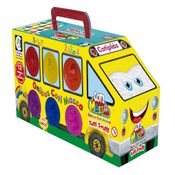 Conjunto Massa de Modelar - Coti Massa Tutti Frutti Onibus - Amarelo - Cotiplas