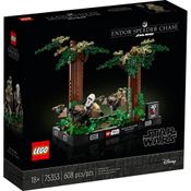 LEGO - Disney - Star Wars - Diorama Perseguição da Speeder em Endor - 75353