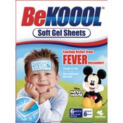 Bekoool Gel Adesivo Para O Alivio Da Febre Com 6 Adesivos