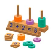 Jogo Educativo -Brincando De Matemática - Steam Brincadeira Inteligente - 56 Peças - Xalingo
