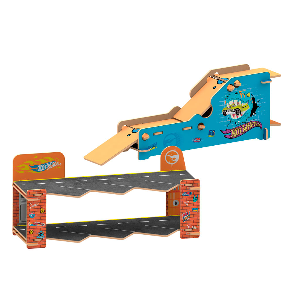 Pista Hot Wheels Super Mega Ultimate Garage De 90cm C T-rex - Ri Happy