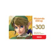 Gift Card Digital - Nintendo Cash - 300 Reais