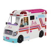 Conjunto Carrinho E Acessórios - Barbie - Barbie Profissões - Clínica Atenção Médica - Mattel - Rosa