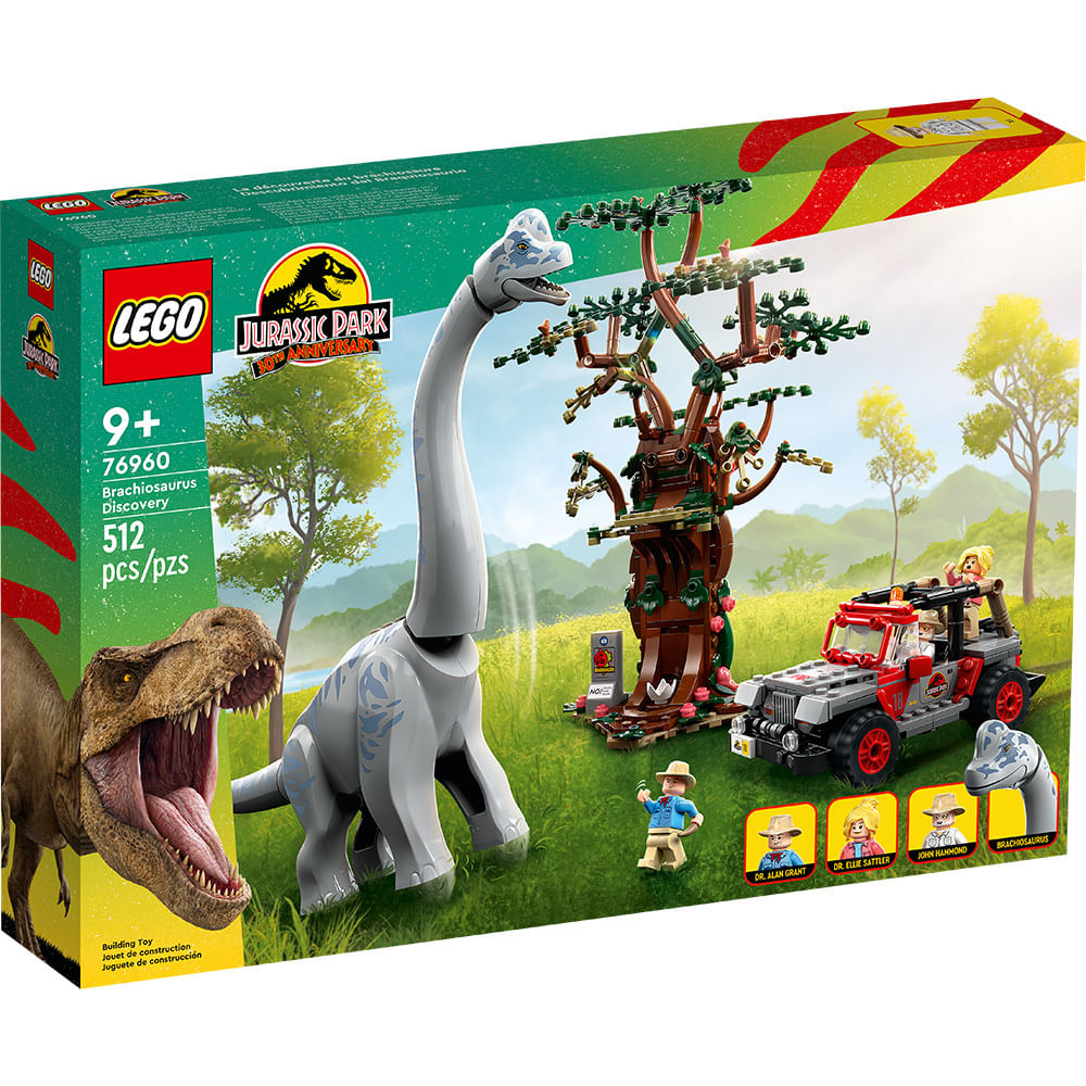 LEGO Jurassic World - Centro de Visitantes: Ataque de TRex e Raptor - Ri  Happy