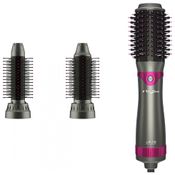 Escova de secador de cabelo Escova de secador de cabelo Modelador de salão Secador de cabelo e volumizador com três b...