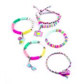 Conjunto De Pulseiras Colorido - Make It Real - 195 Peças - Multikids