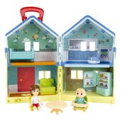 Playset - Cocomelon - J.J e Mamãe - Deluxe Family House - Candide
