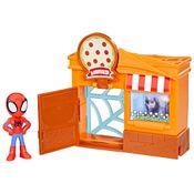 Conjunto - Disney Jr. - Marvel - Spidey - Vida Urbana Pizzaria - Hasbro