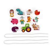 Brinquedo Infantil - Conjunto Fazendinha em Fila - 13 Peças - Maped