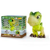 Mini Figura de Ação - Jurassic World - T-rex - Verde - Baby Dinos - Universal - Pupee